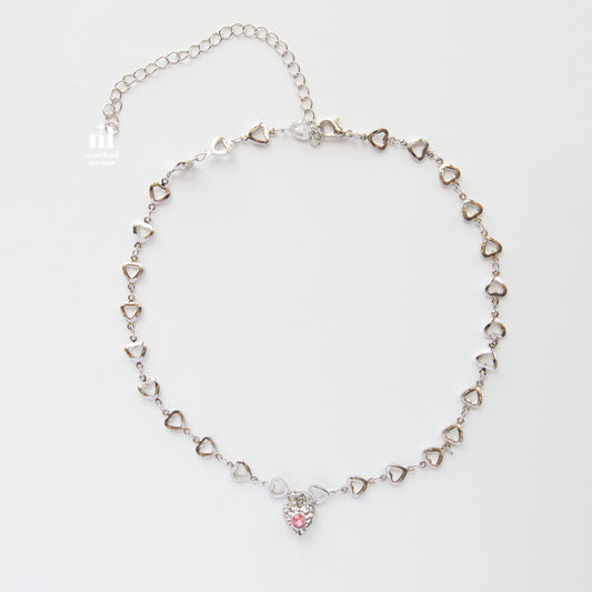 Delicate Heart Chain Necklace