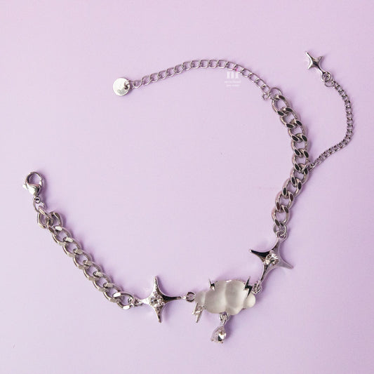Cloud Charm Chain Bracelet - neverland accessories