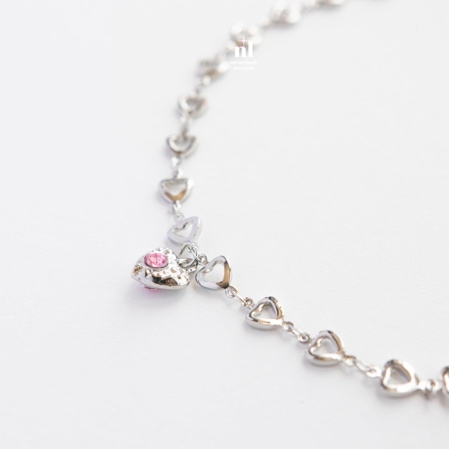 Delicate Heart Chain Necklace - neverland accessories