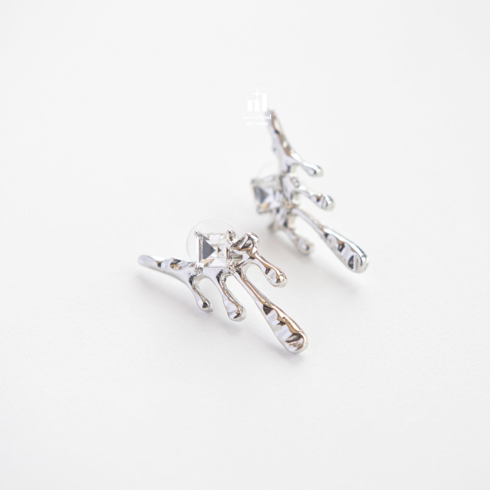 Fluid Metal Earrings - neverland accessories