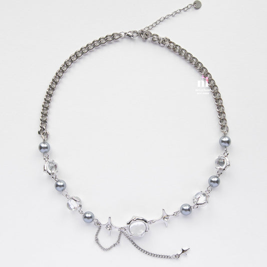 Galaxy Zircon Charm Necklace - neverland accessories