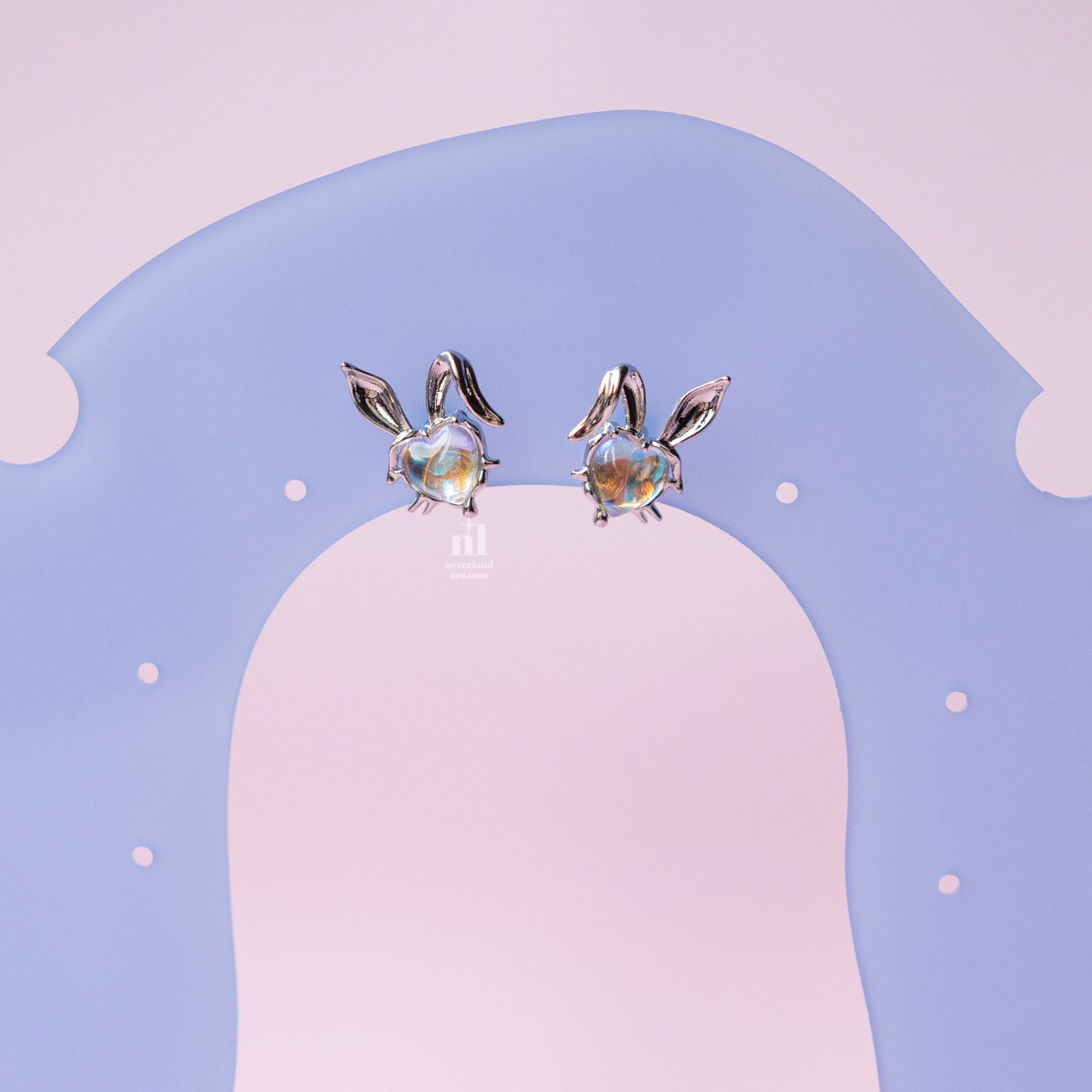 Moonlight Bunny Stud Earrings - neverland accessories