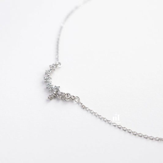 Star Rhinestone Embellished Necklace - neverland accessories